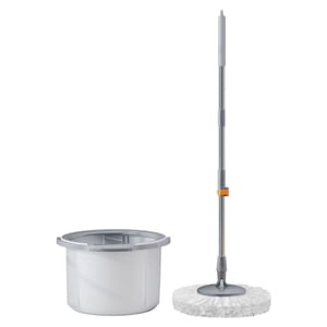 EGNMCR Fournitures de nettoyage, sweeping Mop et seau avec set de laminoir- Soutien Self Separation Sewage and Clean Water-Telescopique Steel Mop nettoyage seau Mop pour planchers Cuisine mop portable