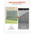 thumbnail image 3 of VEVOR Chain Link Fence Privacy Slats Double-Wall for 4' High Fence Bottom Lock Green, 3 of 9