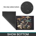 thumbnail image 3 of Charming 2-Piece Red Mushroom Kitchen Rugs & Mats - Non-Slip, Cushioned - Ideal Boho Addition for Kitchen, Sink, Laundry, Bathroom - Unique Home Decor, Sizes 17x30 & 17x47 inches, 3 of 7