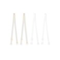 thumbnail image 1 of INSPIRE CHIC Women's Solid ColorClear Invisible Adjustable Bra Shoulder Straps White 1+Skin Color, 1 of 4
