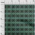 thumbnail image 1 of oneOone Coton Popeline Vert Tissu Ethnique Bloc Robe Tissu Tissu Imprimé par la Cour 56 Pouces de Large, 1 of 4