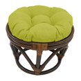 thumbnail image 1 of Blazing Needles 93301-18IN-REO-SOL-01 Coussin de Repose-Pieds Rond en Polyester Filé Tufté de 18 Pouces - Lime, 1 of 2