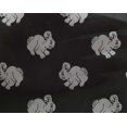 thumbnail image 4 of oneOone Georgette Viscose Fabric Rabbit Block Printed Fabric 1 Yard 42 Inch Wide, 4 of 4