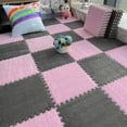 thumbnail image 4 of Bamboohart 30*30CM Soft Plush Children Kids Rug Play Mat Puzzle Carpet Warm Playmat Interlocking Exercise Tiles Floor Carpet Decoration Mat, 4 of 10