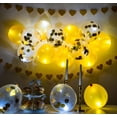 thumbnail image 4 of illooms Gold Confetti Balloons 15Pk, 4 of 8