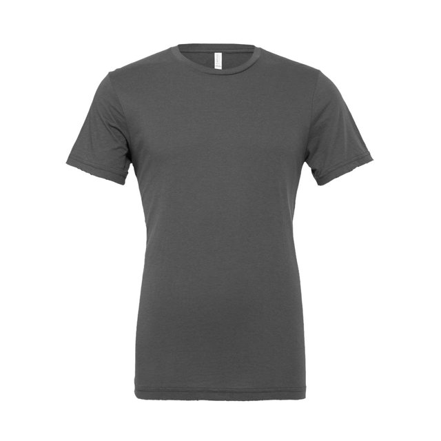 Bella Canvas Men`s 3001c, 3XL, Asphalt