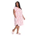 thumbnail image 1 of Iyla Women's Plus Printed Nightgown, 1 of 6