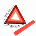 thumbnail image 3 of Dvkptbk Foldable Reflective Car Emergency Sign Red High Reflection Roadside Safety Tripod for Cars SUV Trucks Breakdown Accident, 3 of 9
