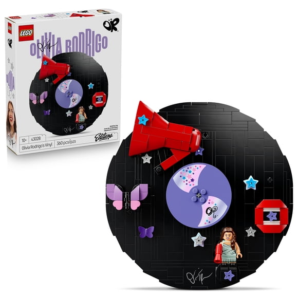 LEGO Editions Le vinyle d’Olivia Rodrigo, Ensemble de construction pour enfants 43028