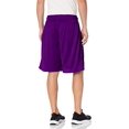 thumbnail image 2 of Russell Athletic 9 Dri-Power Tricot Mesh Shorts, L, Purple, 2 of 2