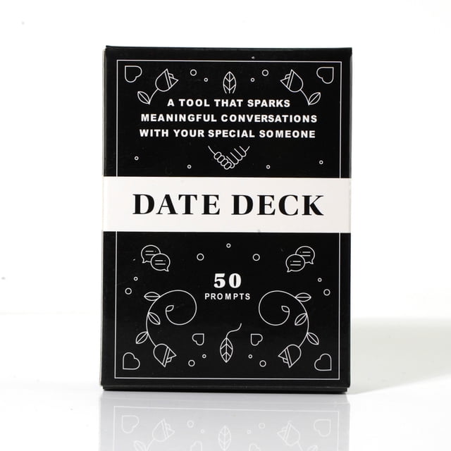 Nouvelle version Anglaise du dialogue entre Couples Carte de Rendez-Vous Romantique pour couple