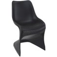 thumbnail image 1 of Siesta ISP048-BLA Bloom Chaise de Salle à Manger Noire - Ensemble de 2, 1 of 15