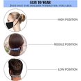 thumbnail image 2 of Silicone Mask Extender Soft Extension Strap Ear Loop Holder Mask Buckle Mask Hook Adjustable Extended Belt Ear Saver Ear Protector Sports Fan Buckle(White+Light Gray+Sky Blue+Pink), 2 of 5