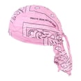 thumbnail image 2 of Turban pour Hommes en Coton Doux Chimio Cancer Foulard Rose, 2 of 6