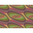 thumbnail image 1 of Ahgly Company Tapis d'Intérieur Rectangulaire Transitionnel Brun Rouge Lavable à la Machine, 7 Pieds x 9 Pieds, 1 of 7