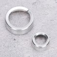 thumbnail image 4 of 2Pcs en Alliage d'Aluminium Centre de Contrôle Multimédia Bague de Bouton Ajustement pour Alfa Romeo Giulia / Stelvio 2020 Argent, 4 of 7