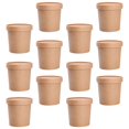 thumbnail image 3 of PENGXIANG 25 Sets Disposable Soup Bowls with Lids Soup Containers Porridge Cups (Khaki), 3 of 6