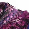 thumbnail image 3 of KEINXS Robe Maxi Bohème pour Femmes, Robe d'Été Tropicale à Fleurs, Manches Longues, Coupe Ample, Robe de Plage, 3 of 7