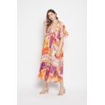 thumbnail image 3 of Oussum Robe Kaftan Longue Maxi à Boutons Imprimée pour Femme Grande Taille, 3 of 7