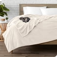 thumbnail image 2 of Bare Home Microplush Fleece Blanket - 300 GSM - Fuzzy Microfleece - Soft & Plush - Full/Queen, Vanilla, 2 of 5