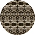 thumbnail image 1 of Ahgly Company Tapis d'Intérieur Lavable en Machine Carré Transitionnel Gris Minuit, 3 Pieds Carré, 1 of 7