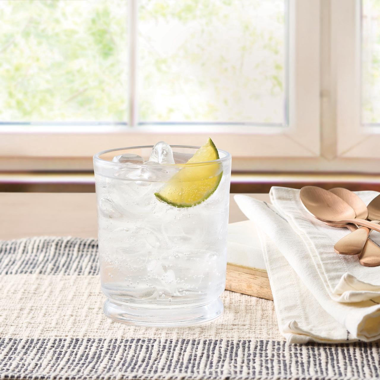 Better Homes and Gardens Emerson Collection claire Double vieux verre 4pack