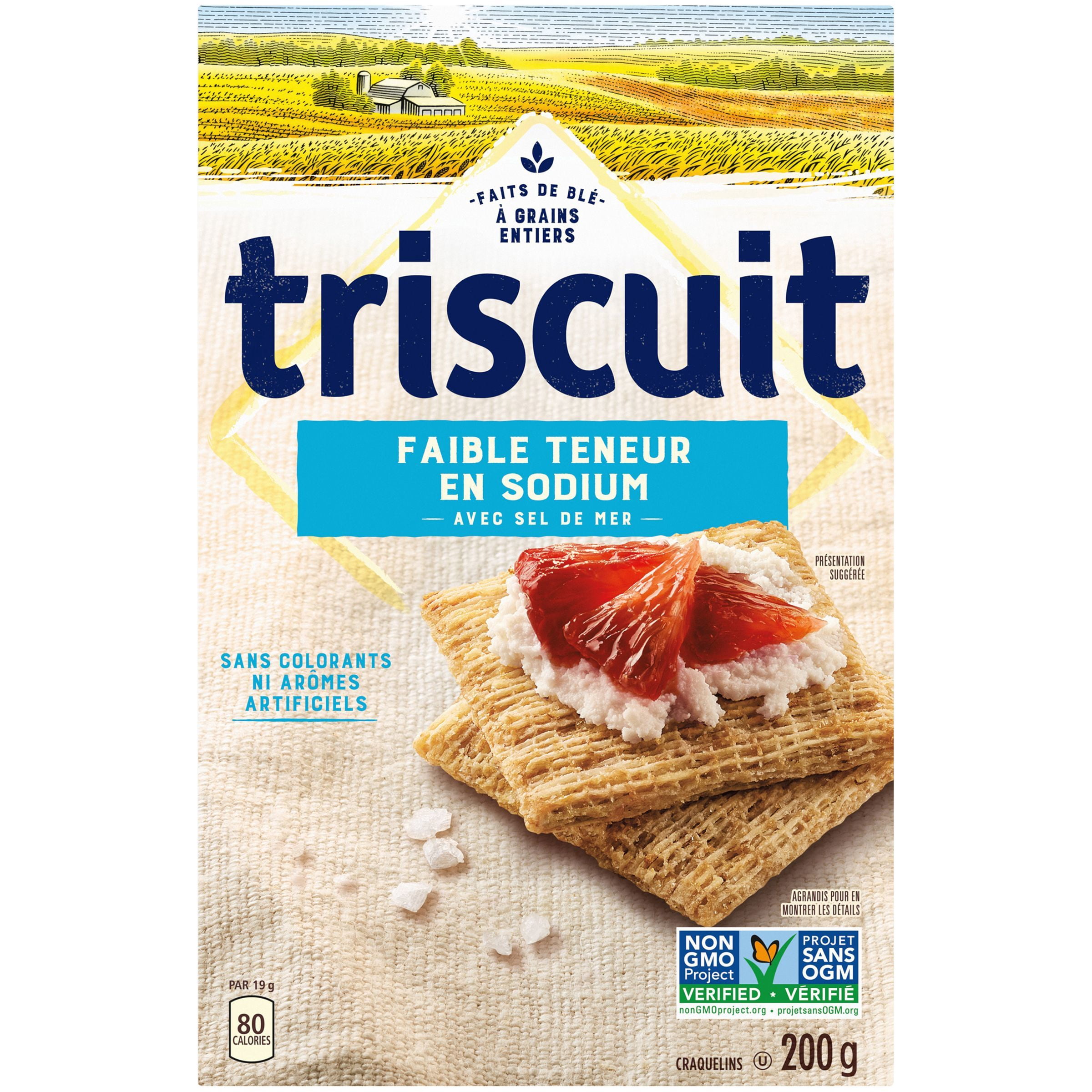 TRISCUIT Faible Teneur en Sodium Craquelins