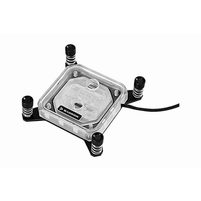 Barrow Intel Platform jetting Micro Waterway CPU Water Block Acrylic Aurora - White