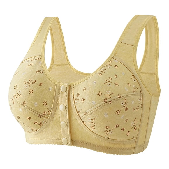 Front Closure Wireless Bra Vest for Everyday Comfort Seamless Support Lightweight Bralette ideal for Home Leisure and Night Rest