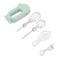 thumbnail image 3 of Handheld Milk Frother, 3 Speeds 20W  Electric Hand Mixer Anti Slip Handle Design  For Home For Baking For Kitchen Green, 3 of 8
