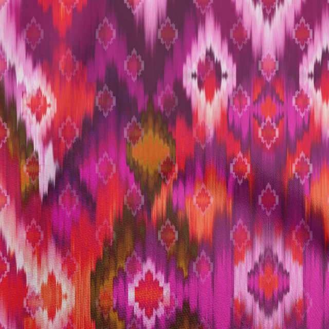 oneOone Silk Tabby Purple Fabric Flame Stitch Craft Projects Decor Fabric Printed By The Yard 42 Inch Wide