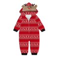 thumbnail image 1 of Liquidation de Noël Ensemble Parent-Enfant Chaud Halloween Imprimé Vêtements de Maison Pyjamas à Capuche Combinaison Enfants Pjs de Noël en Liquidation, 1 of 5