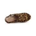 thumbnail image 4 of BLISSFUL STEP Sandales Compensées à Plateforme Espadrilles pour Femmes Léopard 7, 4 of 7