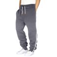 thumbnail image 1 of asjyhkr Sweatpants for Men Elastic Waist Drawstring Side Striped Jogger Casual Solid Color Running Gym Workout Pants with Pockets, 1 of 3