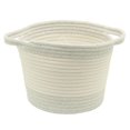 thumbnail image 2 of Cotton Rope Storage Basket with Boucle Heart Patch, 2 of 8