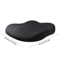thumbnail image 3 of AHMT Car Seat Cushion, Comfort Memory Foam Car Cushion, Non-Slip Auto Booster Seat Cushion for Improve Driving Vision, Suitable for Vehicles Trucks SUVs Car Accessories(Black), 3 of 8