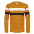 thumbnail image 3 of AherBiu T-Shirts à Manches Longues pour Hommes à Col Ras du Cou Ajustés Décontractés Mode Golf Sports Tees Hauts, 3 of 4