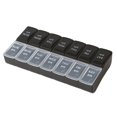 thumbnail image 2 of YAOMOBB Capsule Holder Weekly Tablet Organizer Double Rows 14 Grids Sealed Lid 7 Days Home Supply, 2 of 6