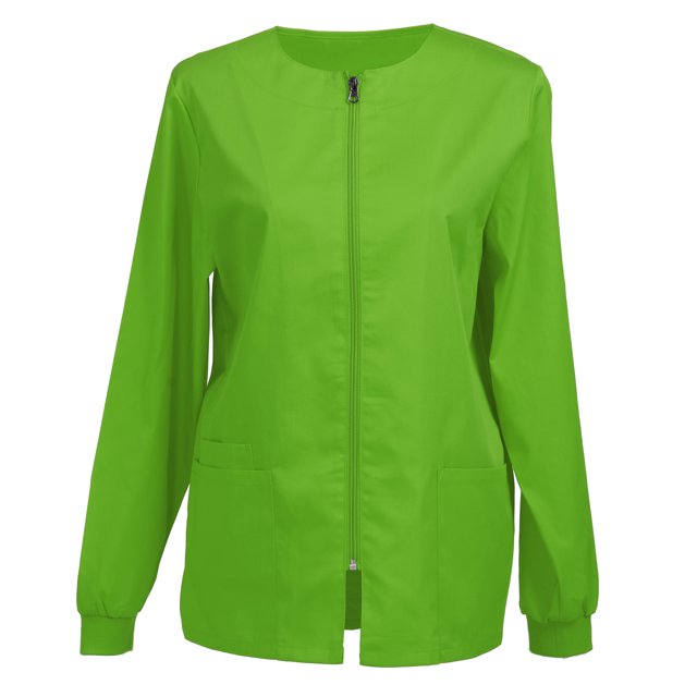 Veste d'Uniforme pour Femmes, Veste de Travail à Fermeture Éclair devant, Veste d'Échauffement