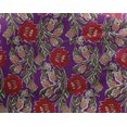 thumbnail image 4 of oneOone Georgette Viscose Fabric Leaves & Floral Block Print Fabric By The Yard 42 Inch Wide, 4 of 5