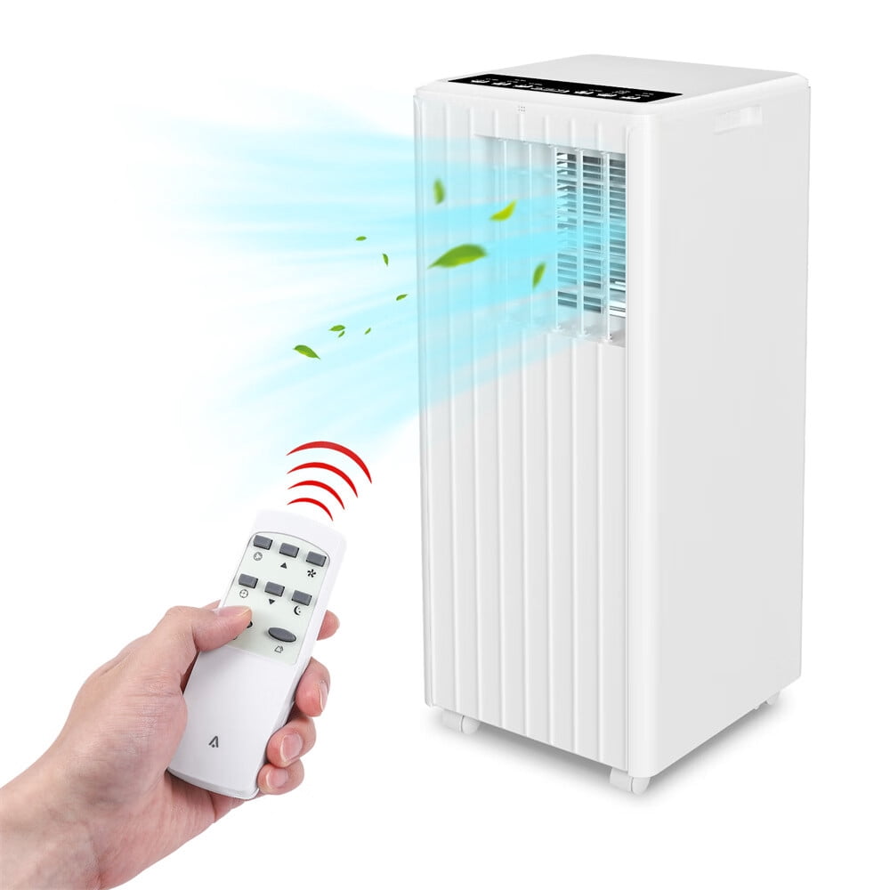 Zzistar 8000 BTU Portable Air Conditioner with Remote Control, 350 sq. ft 3 in 1 Air Conditioner with Fan and Dry Function, Indoor AC Unit