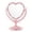 Light Pink, variant on Desktop Ornament Spa Party Supplies Heart Shaped for Girls Sleepover Makeover Birthday Pajama Party Centerpiece and
