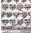 thumbnail image 1 of Soimoi Tissu Satin Modal Imprimé Pizza au Mètre 42 Pouces de Large, 1 of 3