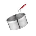 thumbnail image 2 of ziyahi Panier de Friteuse Outil de Cuisine Maille Panier Passoire pour Restaurant L, 2 of 9