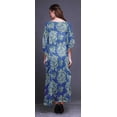 thumbnail image 4 of Bimba Kaftan Floral pour Femmes, Tenue d'Intérieur de Vacances, Robe Maxi, Couvre-Maillot de Plage - 4X-5X, 4 of 5