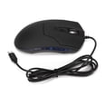 thumbnail image 2 of Souris Filaire, Type C Bleu Rétroéclairé Souris de Bureau Design Ergonomique Touches Multimédia Roue Antidérapante pour Jeu, 2 of 8