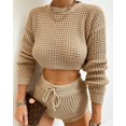 thumbnail image 5 of Débardeurs à Manches Longues et Shorts Taille Haute pour Femmes, 5 of 5