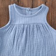 thumbnail image 3 of Gupgi Baby Girls Boys Coton Lin Débardeurs Sans Manches + Mini Ensemble Short, 3 of 9
