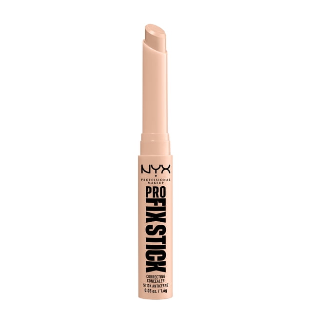 NYX PROFESSIONAL MAKEUP, Cache-cernes correcteur en bâton Pro Fix, Infusé d'acide hyaluronique, Formule en crème - 4 Light
