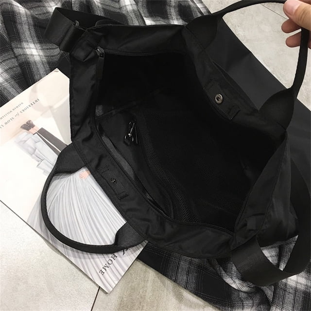 Pompotops Large Capacity Folding Travel Bag, Portable Lightweight Carry-on Duffel Bag, Waterproof Dry And Wet Separation Bag, Suitable For Weekend Night Sports Fitness Clearance